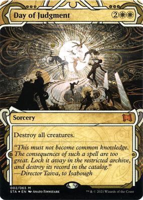 Day of Judgment (Foil Etched) card from Strixhaven: Mystical Archive
