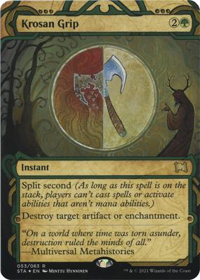 Krosan Grip (Foil Etched) card from Strixhaven: Mystical Archive