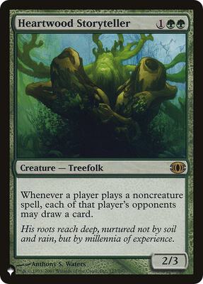 Heartwood Storyteller card from The List Reprints
