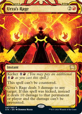 Urza's Rage card from Strixhaven: Mystical Archive
