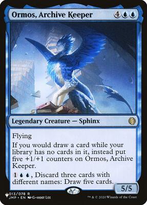 Ormos, Archive Keeper card from The List Reprints