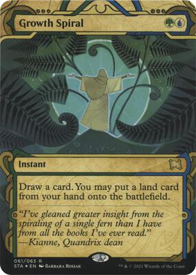 Growth Spiral (Foil Etched) card from Strixhaven: Mystical Archive