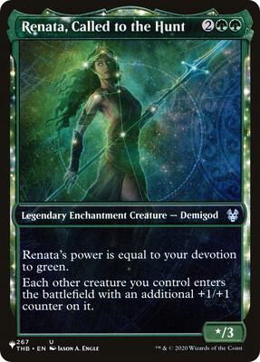 Renata, Called to the Hunt (Showcase) card from The List Reprints
