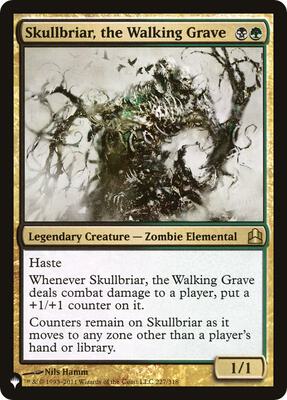 Skullbriar, the Walking Grave card from The List Reprints