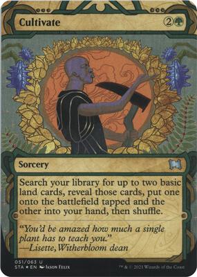 Cultivate (Foil Etched) card from Strixhaven: Mystical Archive