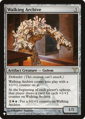 Walking Archive card from The List Reprints