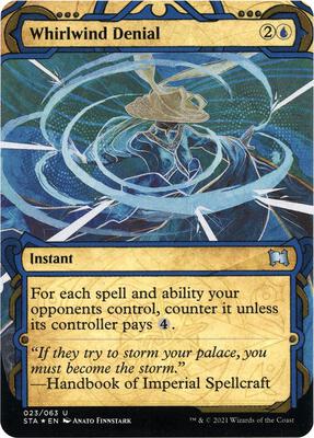 Whirlwind Denial (Foil Etched) card from Strixhaven: Mystical Archive