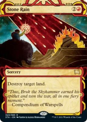 Stone Rain card from Strixhaven: Mystical Archive