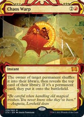 Chaos Warp card from Strixhaven: Mystical Archive