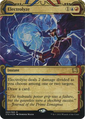 Electrolyze (Foil Etched) card from Strixhaven: Mystical Archive