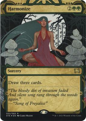 Harmonize (Foil Etched) card from Strixhaven: Mystical Archive