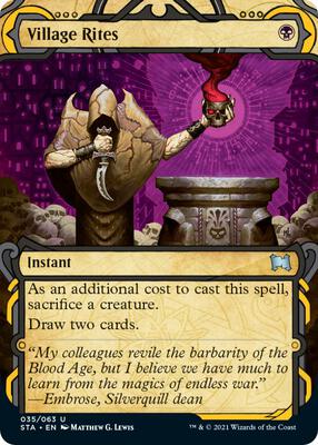 Village Rites card from Strixhaven: Mystical Archive
