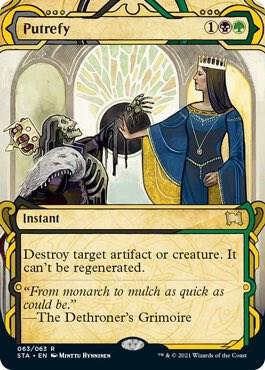 Putrefy card from Strixhaven: Mystical Archive