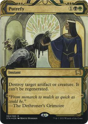 Putrefy (Foil Etched) card from Strixhaven: Mystical Archive