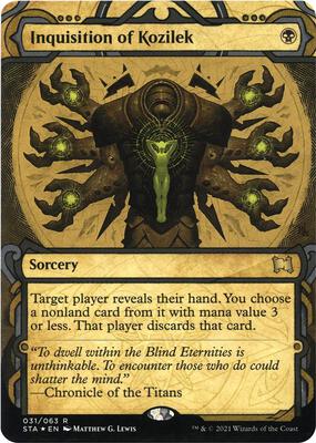 Inquisition of Kozilek (Foil Etched) card from Strixhaven: Mystical Archive