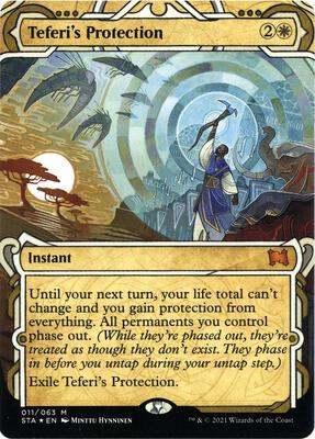 Teferi's Protection (Foil Etched) card from Strixhaven: Mystical Archive