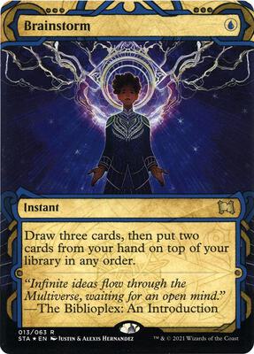 Brainstorm (Foil Etched) card from Strixhaven: Mystical Archive