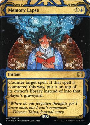 Memory Lapse (Foil Etched) card from Strixhaven: Mystical Archive