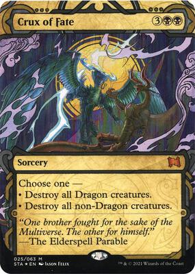 Crux of Fate (Foil Etched) card from Strixhaven: Mystical Archive