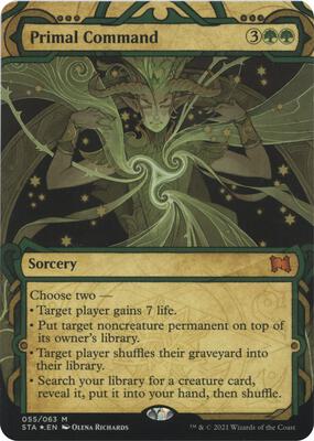Primal Command (Foil Etched) card from Strixhaven: Mystical Archive