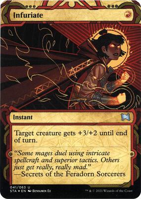 Infuriate (Foil Etched) card from Strixhaven: Mystical Archive