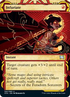 Infuriate card from Strixhaven: Mystical Archive