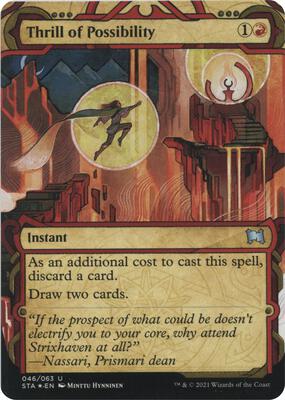 Thrill of Possibility (Foil Etched) card from Strixhaven: Mystical Archive