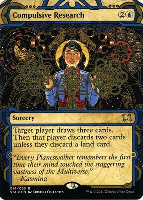 Compulsive Research (Foil Etched) card from Strixhaven: Mystical Archive