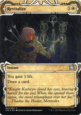 Revitalize (Foil Etched) card from Strixhaven: Mystical Archive