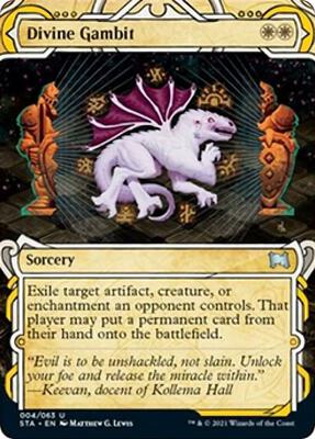 Divine Gambit card from Strixhaven: Mystical Archive