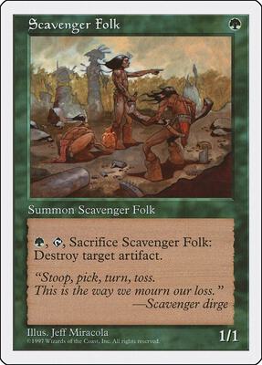 Scavenger Folk card from Fifth Edition
