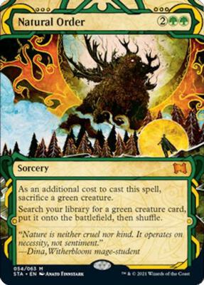Natural Order card from Strixhaven: Mystical Archive