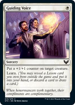 Guiding Voice card from Strixhaven: School of Mages
