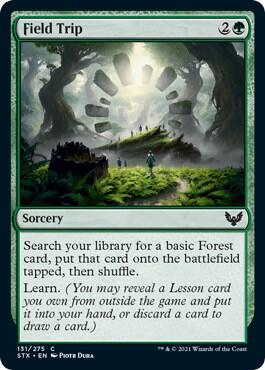 Field Trip card from Strixhaven: School of Mages