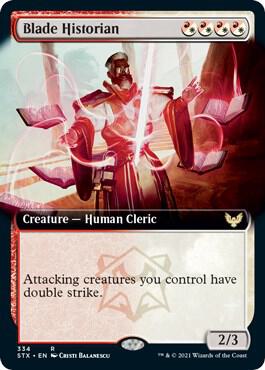 Blade Historian (Extended Art) card from Strixhaven: School of Mages