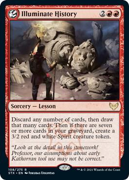 Illuminate History card from Strixhaven: School of Mages