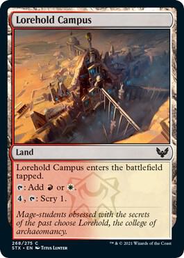 Lorehold Campus card from Strixhaven: School of Mages
