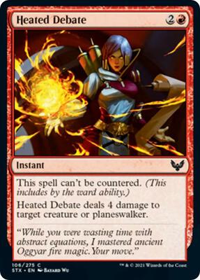 Heated Debate card from Strixhaven: School of Mages
