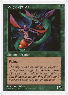Scryb Sprites card from Fifth Edition