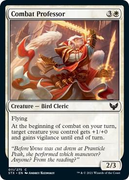Combat Professor card from Strixhaven: School of Mages