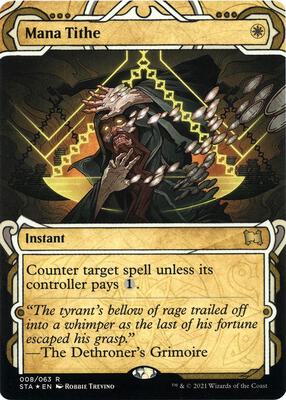 Mana Tithe (Foil Etched) card from Strixhaven: Mystical Archive