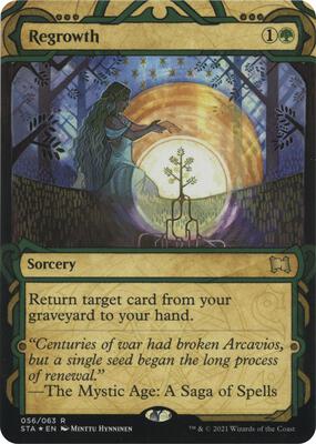 Regrowth (Foil Etched) card from Strixhaven: Mystical Archive