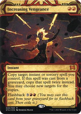 Increasing Vengeance (Foil Etched) card from Strixhaven: Mystical Archive