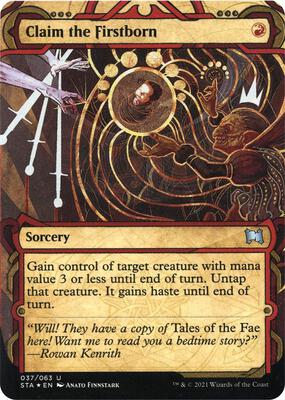 Claim the Firstborn (Foil Etched) card from Strixhaven: Mystical Archive