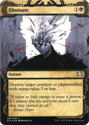 Eliminate (Foil Etched) card from Strixhaven: Mystical Archive