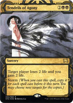 Tendrils of Agony (Foil Etched) card from Strixhaven: Mystical Archive