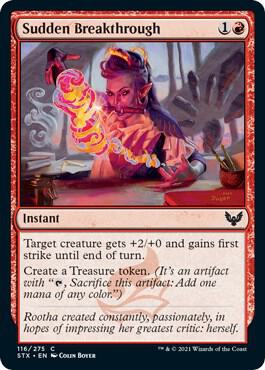 Sudden Breakthrough card from Strixhaven: School of Mages