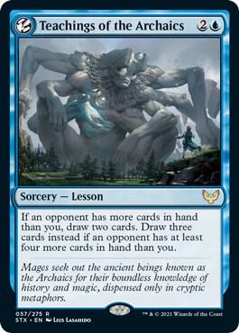 Teachings of the Archaics card from Strixhaven: School of Mages