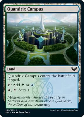 Quandrix Campus card from Strixhaven: School of Mages