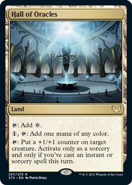 Hall of Oracles card from Strixhaven: School of Mages